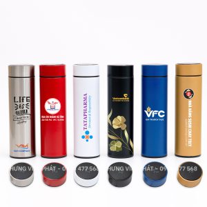 Bình giữ nhiệt đèn LED in logo BGN 002
