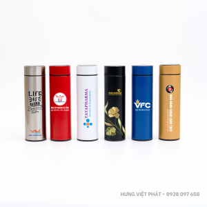 Bình giữ nhiệt đèn LED in logo BGN 002.