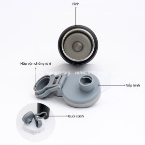 Cấu tạo nắp bình giữ nhiệt BGN 003