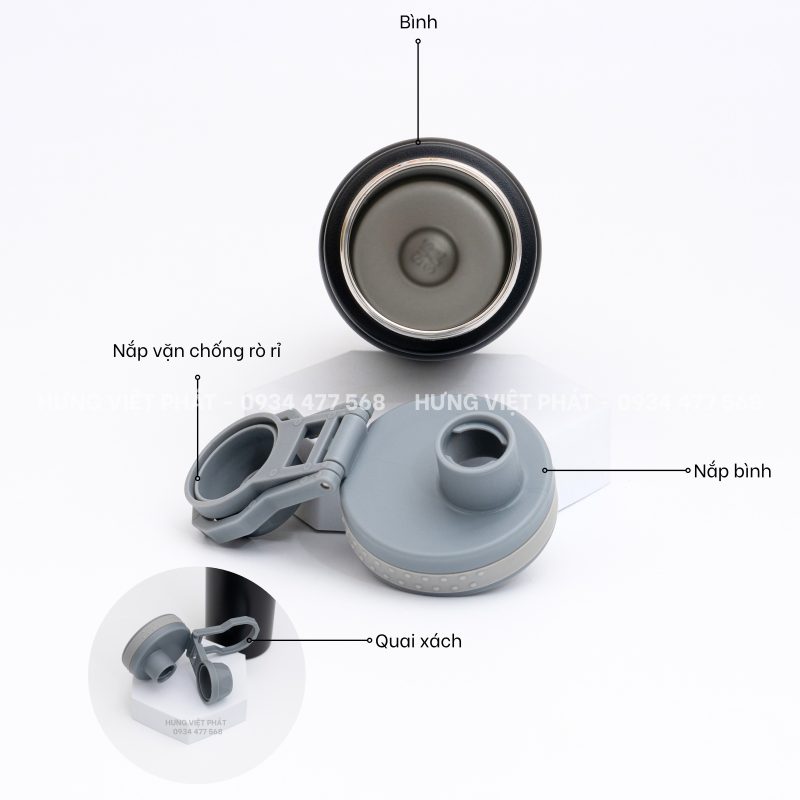 Cấu tạo nắp bình giữ nhiệt BGN 003