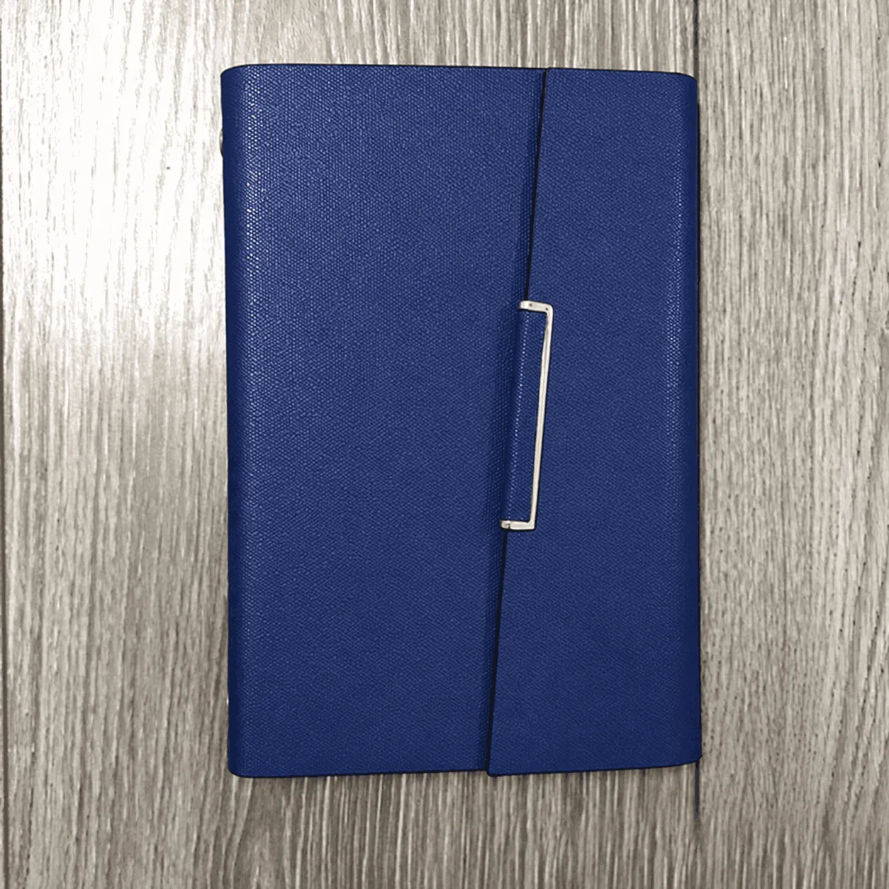 In sổ da quà tặng SBC 010 bìa PU xanh navy