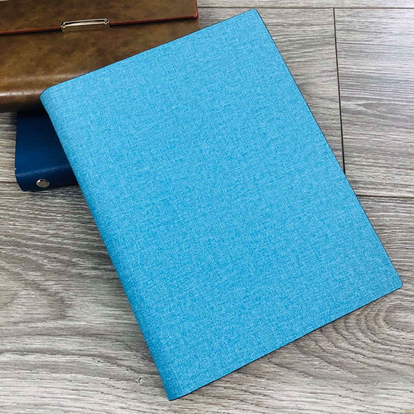 In sổ lò xo SLX 001 bìa da PU màu xanh ngọc