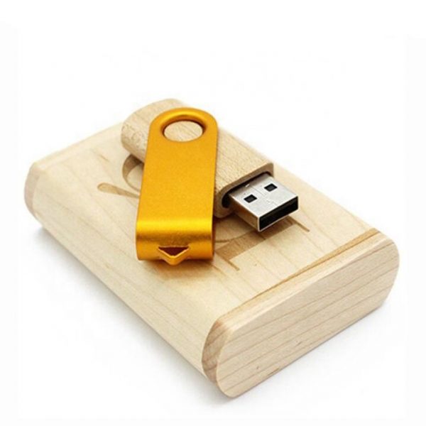 usb gỗ in khắc logo quà tặng
