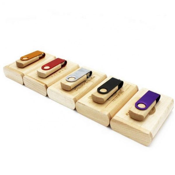 usb gỗ in khắc logo quà tặng