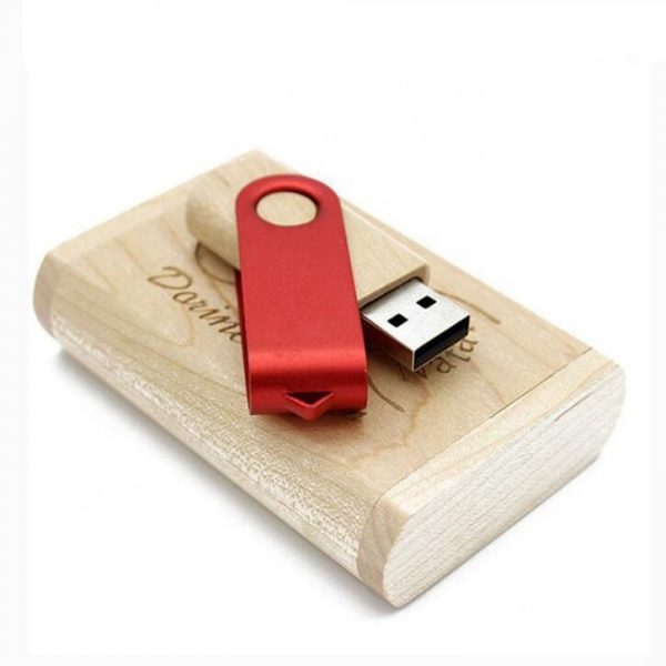 usb gỗ in khắc logo quà tặng