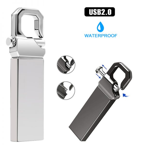 usb kim loại in khắc logo UKV 025