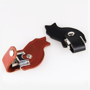 usb vỏ da in dập logo