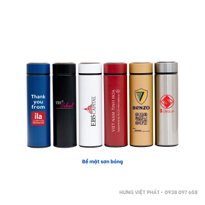 Bình giữ nhiệt inox 304 in logo