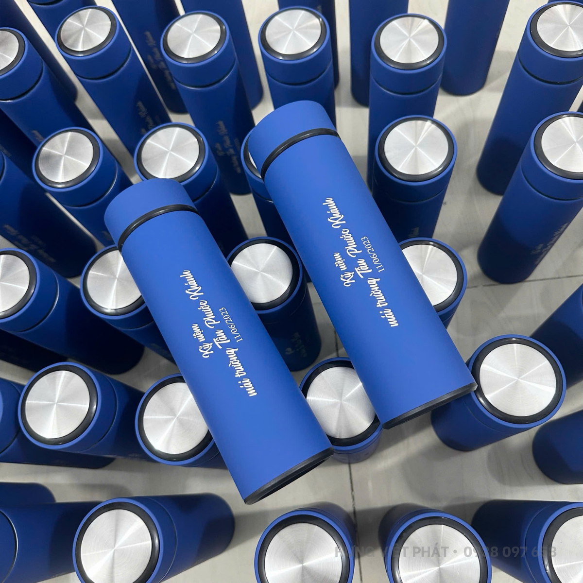 Bình giữ nhiệt inox 304 in logo