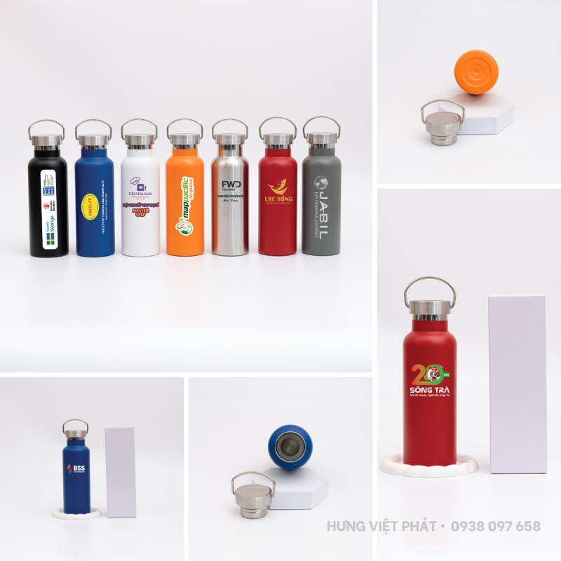 Bình giữ nhiệt BGN 007 in logo nhiều màu
