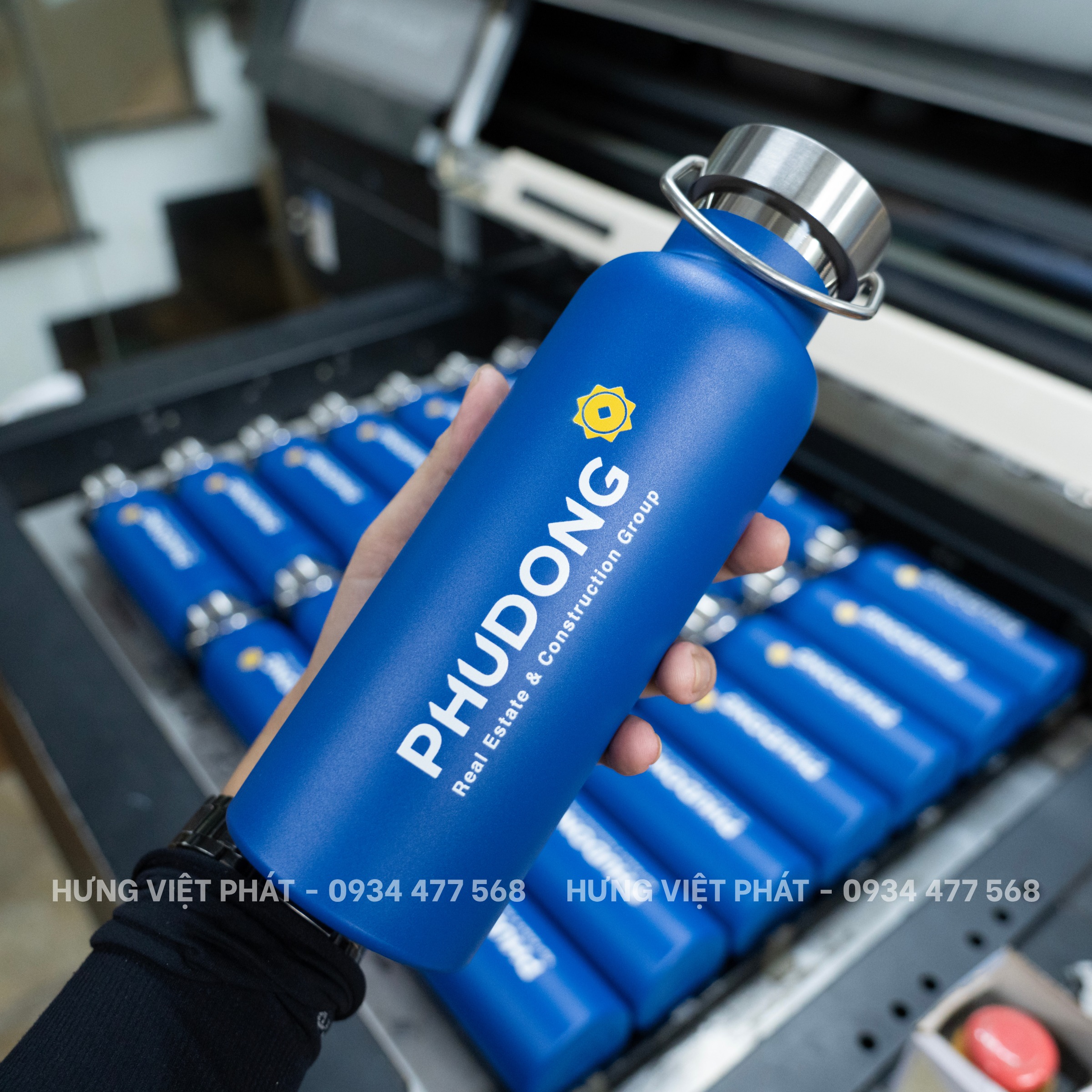 Bình giữ nhiệt inox in logo theo yêu cầu