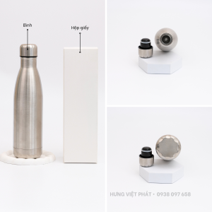 Bình giữ nhiệt inox BGN 021 kèm hộp giấy