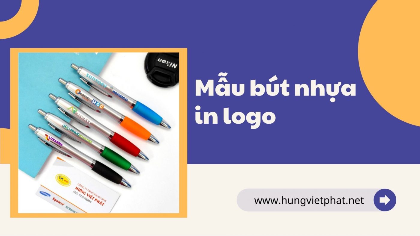 Bút Bi Nhựa In Logo Món Quà Ý Nghĩa