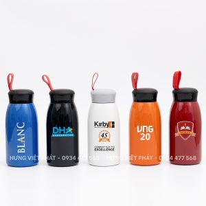 Bình giữ nhiệt inox in logo dáng bầu BGN 006