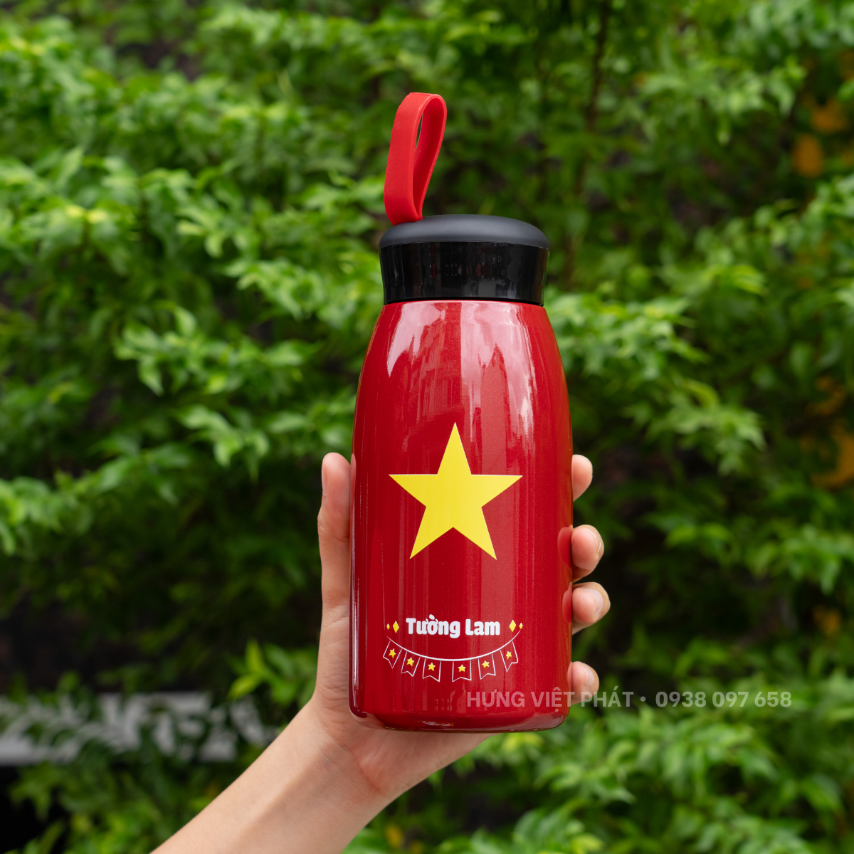 Bình inox 304 in logo theo yêu cầu