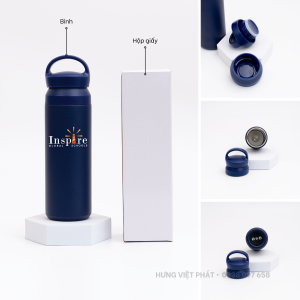 Bình giữ nhiệt quai xách liền nắp BGN 012 kèm hộp giấy