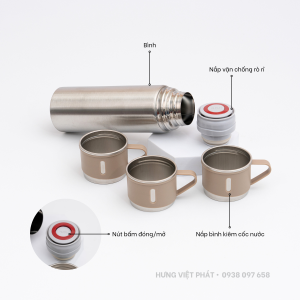 Cấu tạo bình giữ nhiệt BGN 004