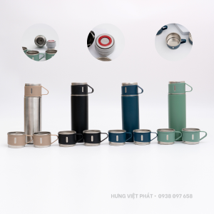 Bộ đóng gói bình giữ nhiệt inox kèm cốc