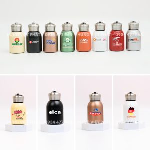 Bình giữ nhiệt mini BGN 014 in logo từng mẫu