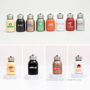 Bình giữ nhiệt mini BGN 014 in logo từng mẫu