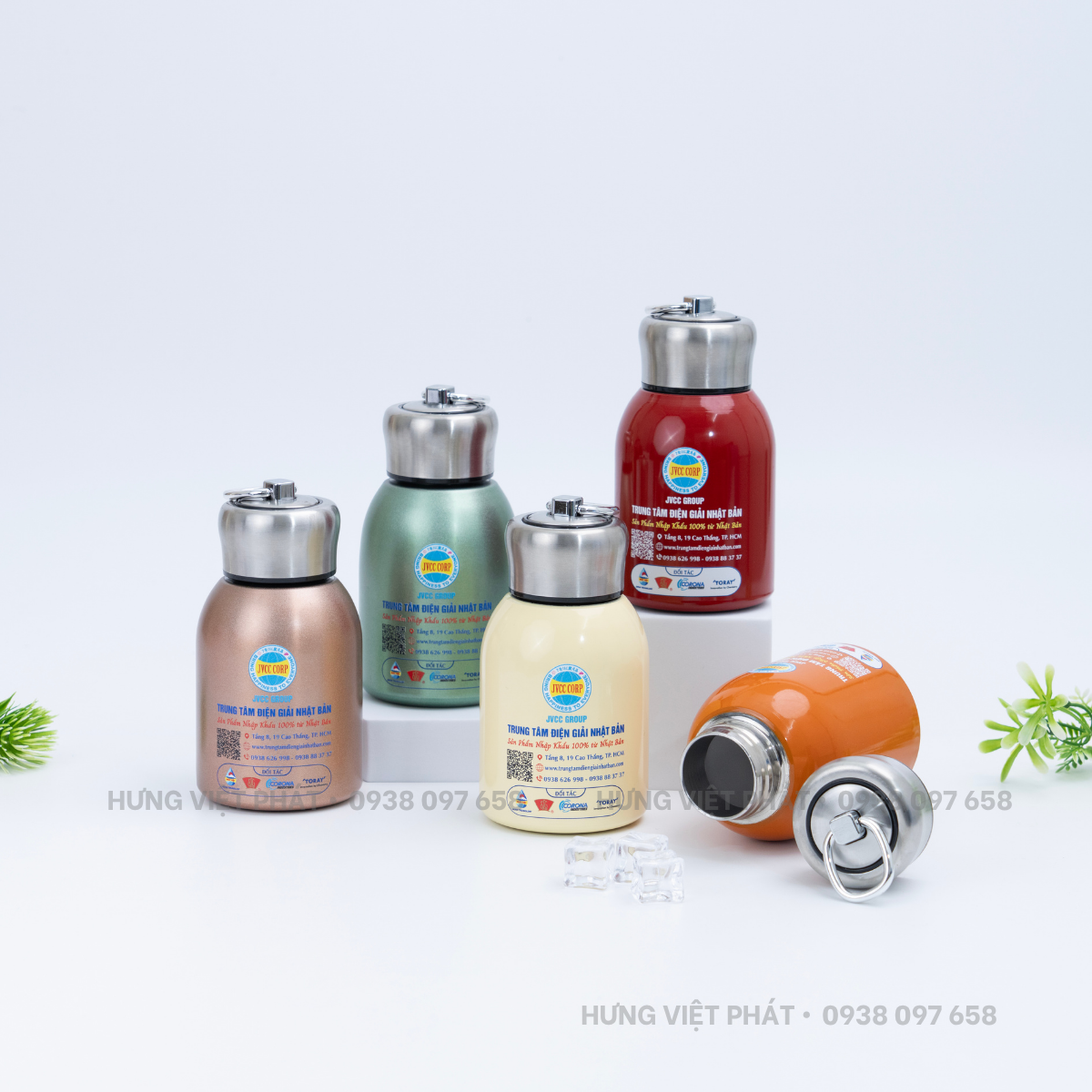 Bình nước giữ nhiệt mini inox 304