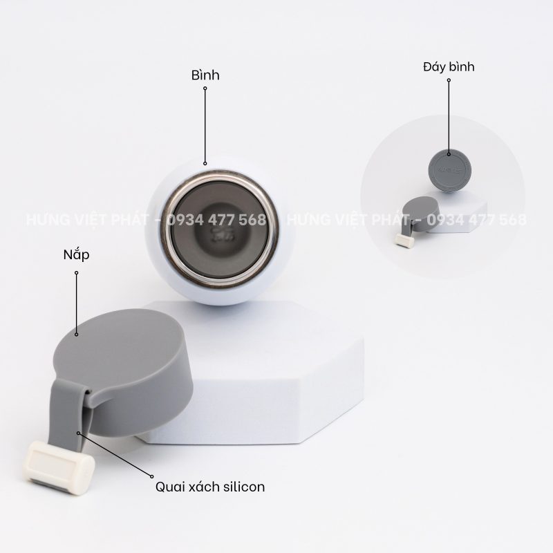 Cấu tạo bình giữ nhiệt inox BGN 009.