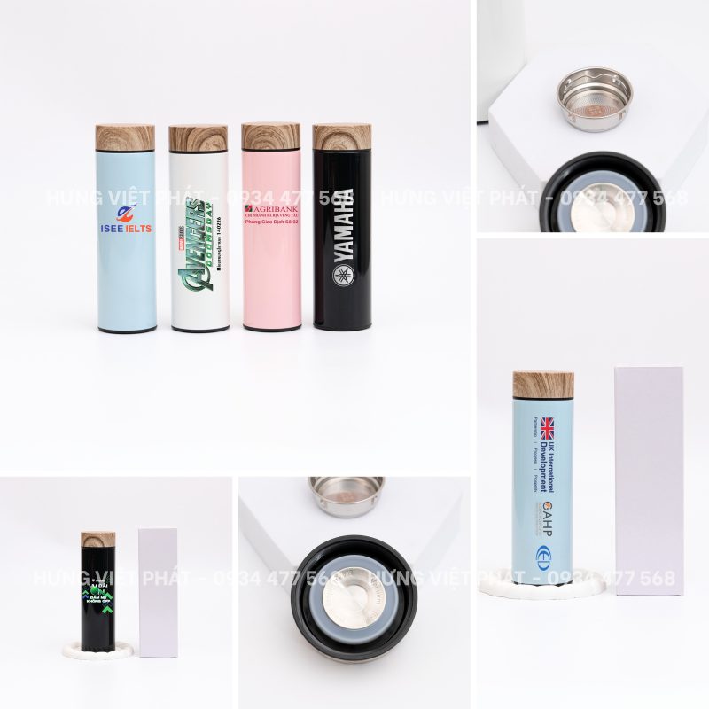 Bình giữ nhiệt BGN 015 in logo nhiều màu