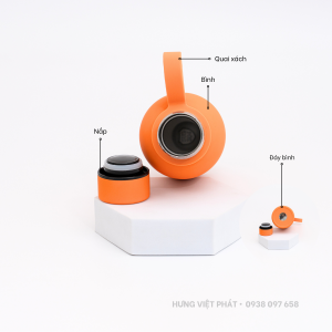 Chi tiết bình giữ nhiệt quai xách BGN 017