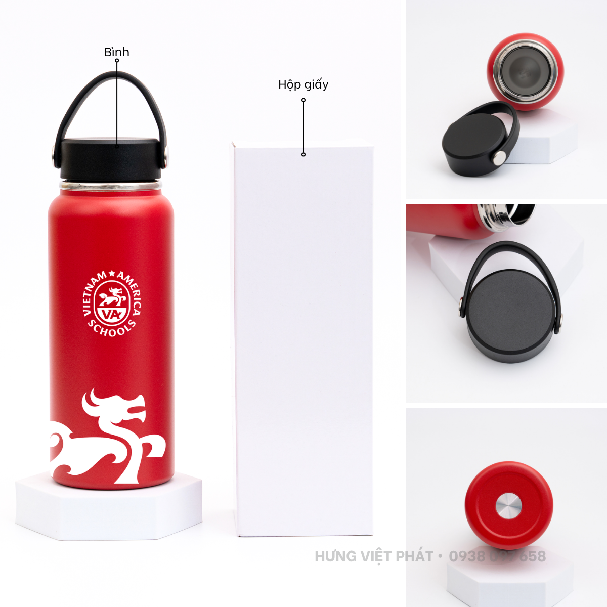 Bình giữ nhiệt thể thao BGN 016 kèm hộp giấy