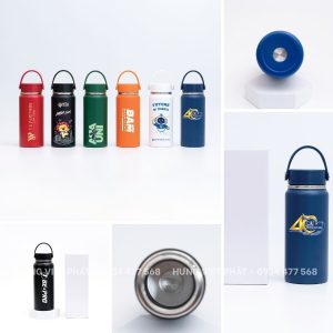 Bình giữ nhiệt thể thao in logo nhiều mẫu