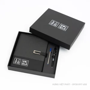 Giftset số da in logo theo yêu cầu