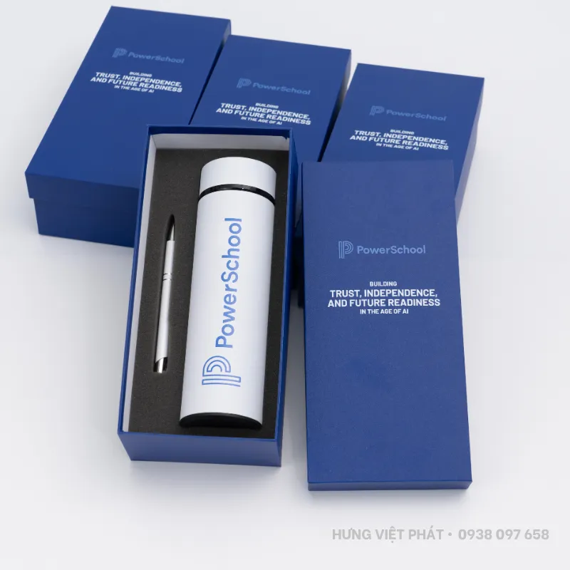 giftset-binh-GSV-022 Bộ giftset bình giữ nhiệt và bút - GSV 022