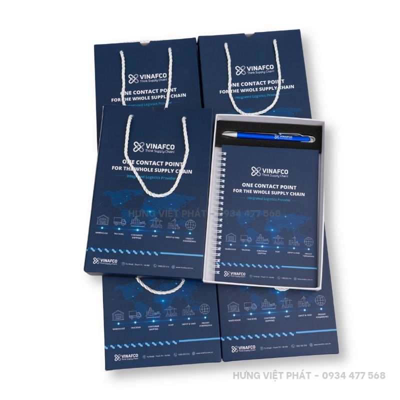 Bộ quà tặng sổ in logo GSS 001