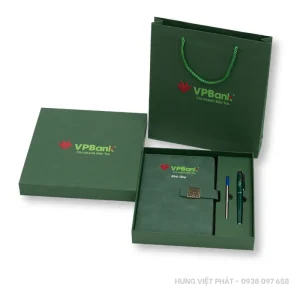 bộ quà tặng sổ in logo theo yêu cầu