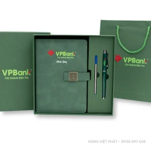 Giftset sổ bút in logo theo yêu cầu