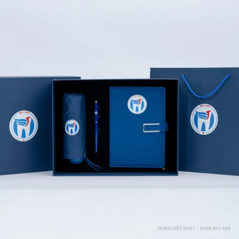 giftset-GSV020-1 Giftset sổ và ô dù