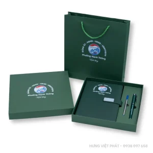 Bộ quà tặng sổ bút in logo theo yêu cầu