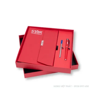 Bộ quà tặng sổ in logo GSV 030