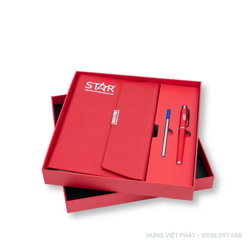 giftset-so-gsv-030 Bộ quà tặng sổ in logo GSV 030