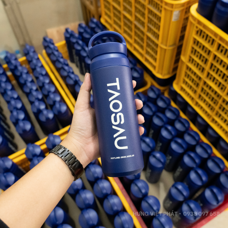 Bình giữ nhiệt in logo theo yêu cầu số lượng lớn
