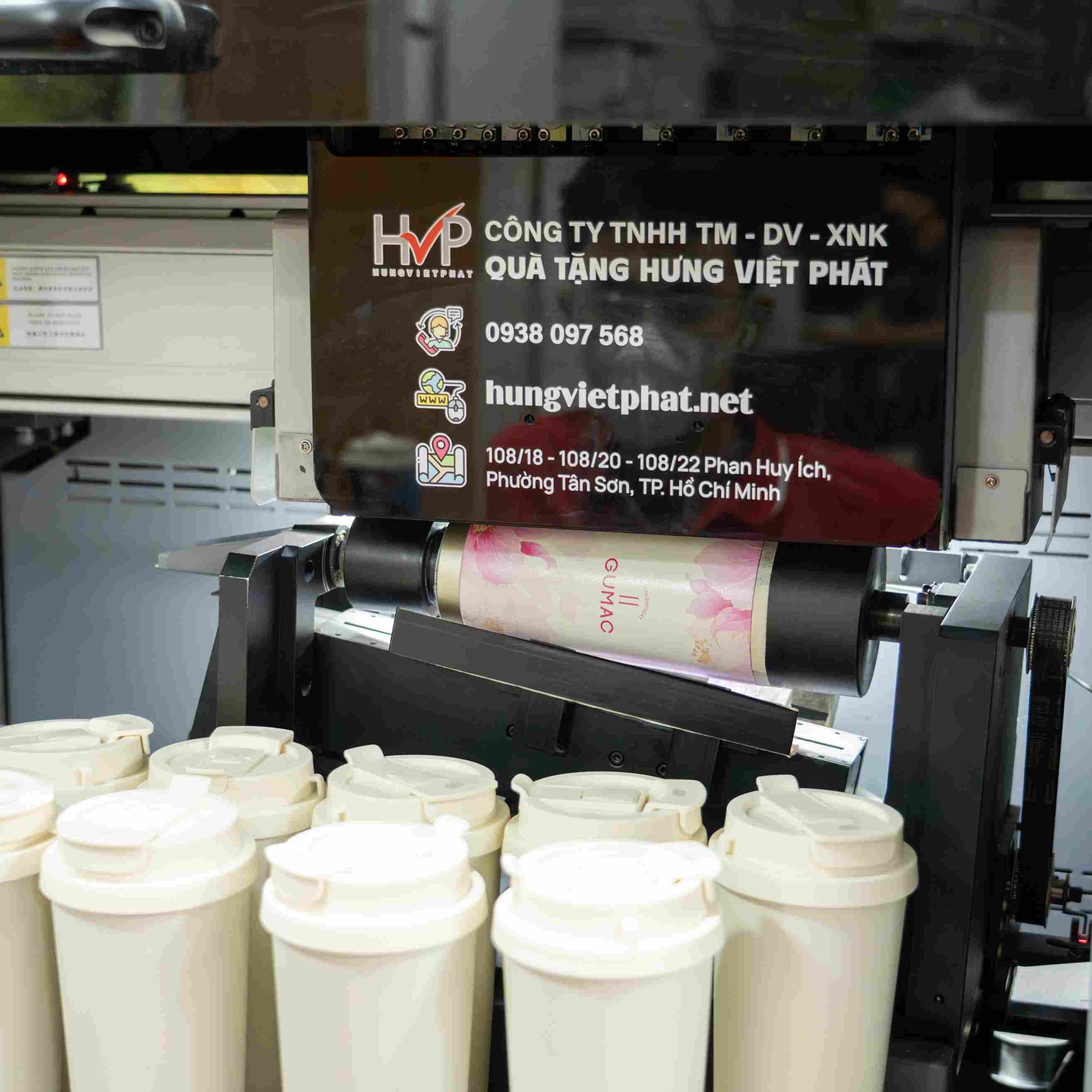 Quà tặng doanh nghiệp bình giữ nhiệt in logo