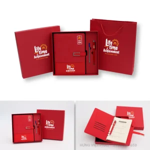 Giftset sổ bút GSS 004 in logo