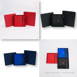Giftset sổ bút GSS 004 in logo