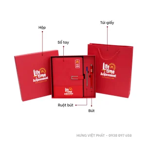 Sổ Tay Quà Tặng Cao Cấp GSS 004 In Logo