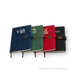 Sổ tay quà tặng cao cấp in logo theo yêu cầu