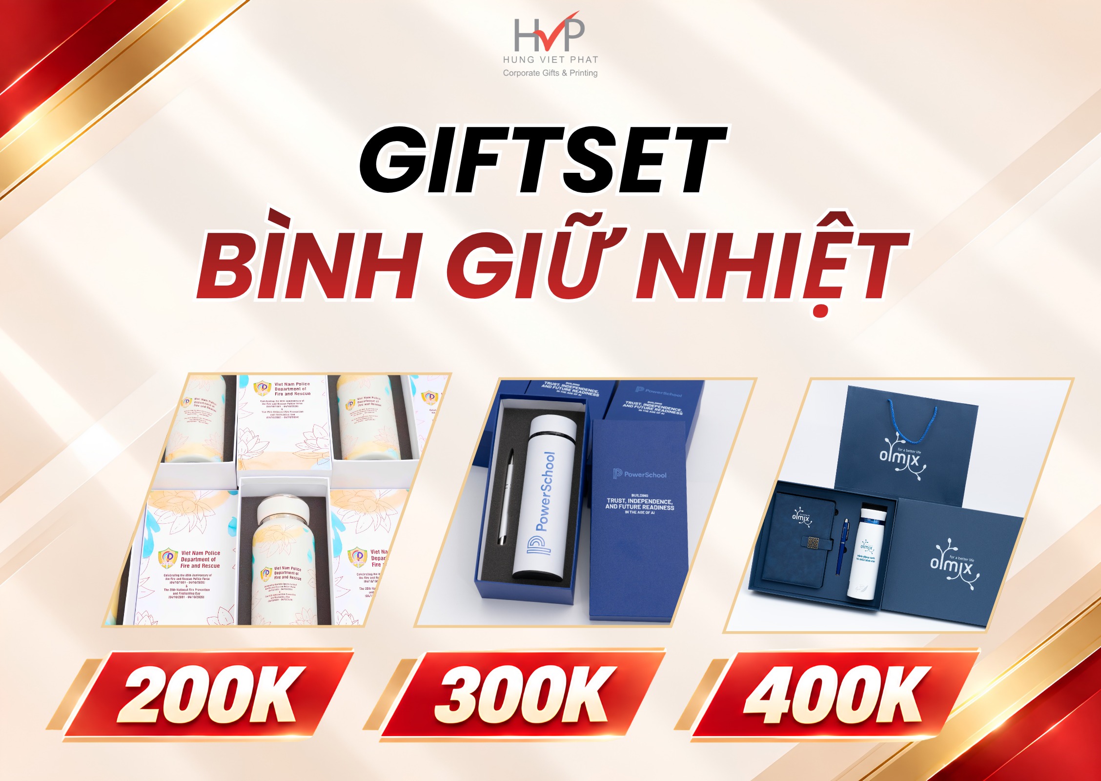 set quà bình giữ nhiệt in logo theo yêu cầu