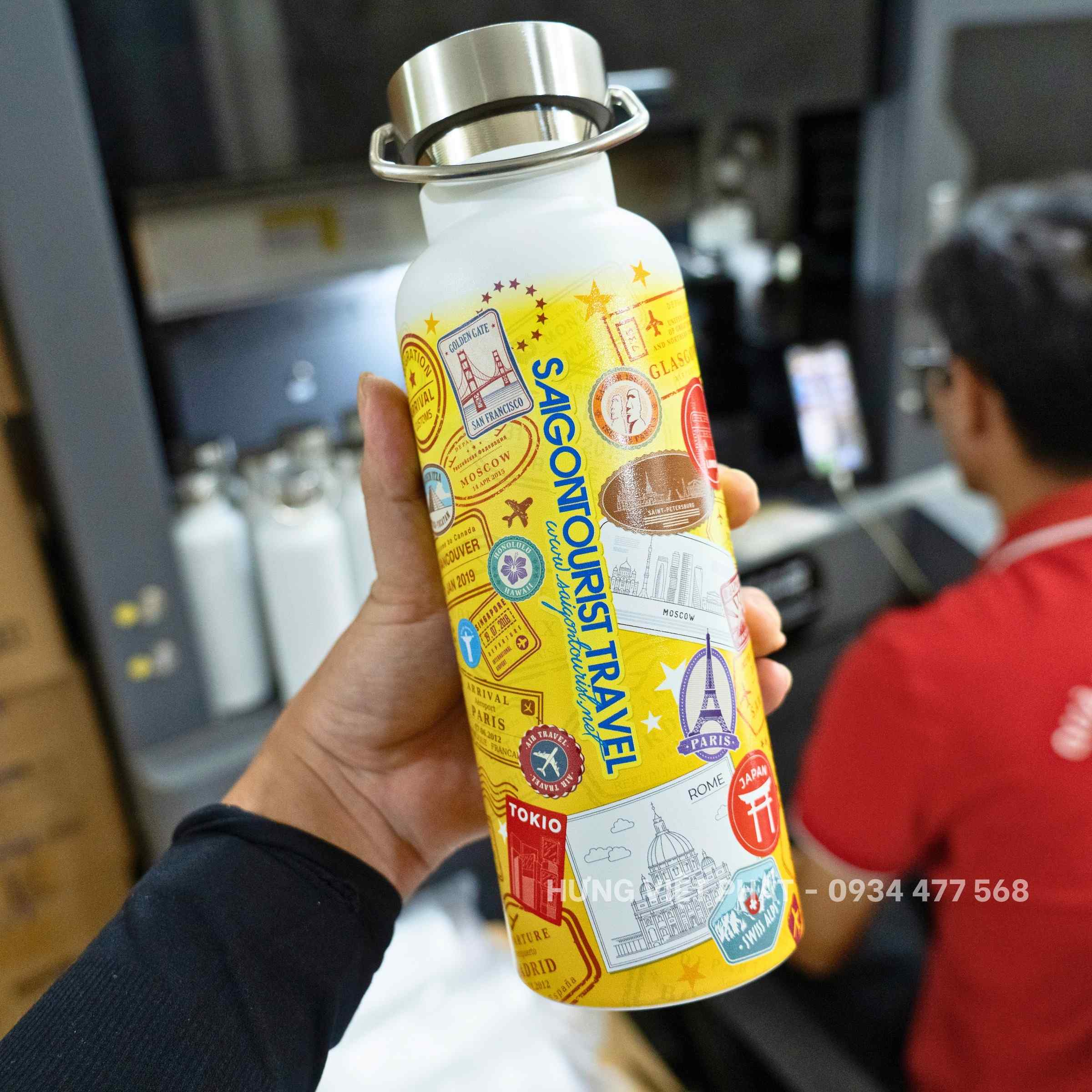 Bình giữ nhiệt in logo theo yêu cầu