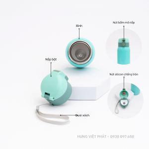 Chi tiết nắp bật bình giữ nhiệt BGN 019