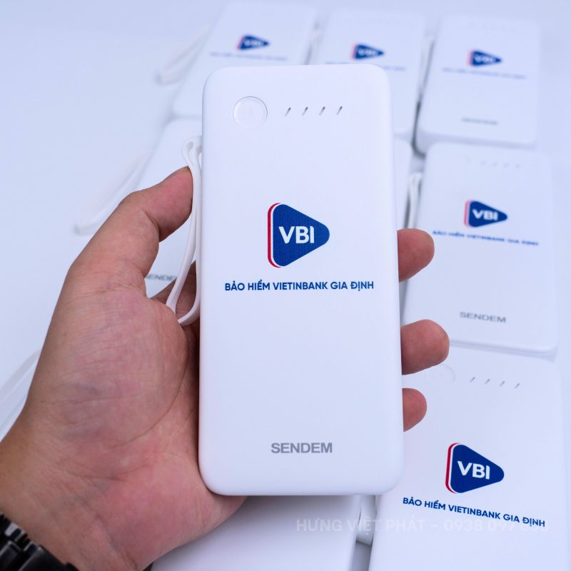 Sạc dự phòng in logo