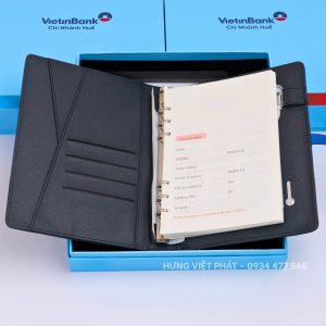 sổ da in logo theo yêu cầu